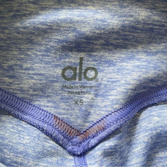 ALO Yoga Purple Heather High-Waist Alosoft Lounge Leggings - Picture 10 of 13